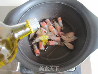 五彩虾仁粉丝煲的做法步骤:8