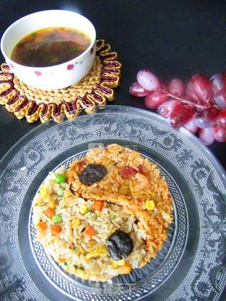 太极炒饭的做法步骤:12