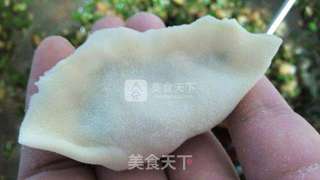 手工韭菜香菇猪肉饺子的做法步骤:6