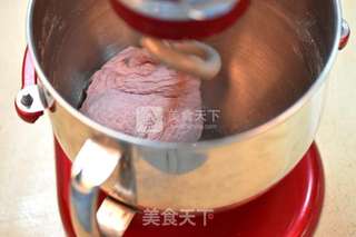 德普烤箱食谱——紫薯面包的做法步骤:4