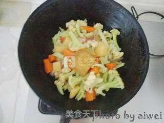 咖喱土豆花椰菜的做法步骤:8