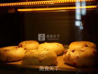 蔓越莓白巧克力贝果的做法步骤:9