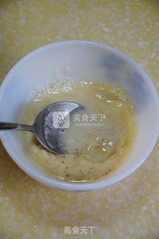 裙带虾酱肉末饼的做法步骤:2