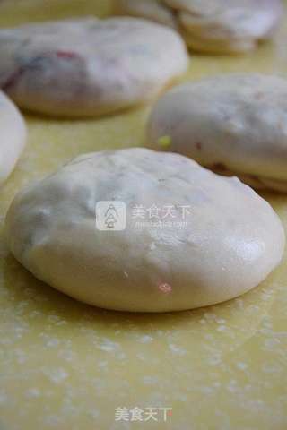 裙带虾酱肉末饼的做法步骤:7