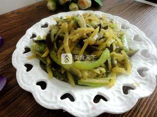 茄丝炒土豆丝的做法步骤:10