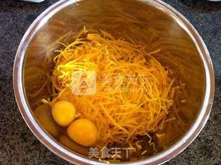 南瓜豆渣鸡蛋饼的做法步骤:3