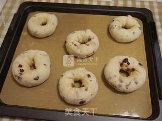 蔓越莓白巧克力贝果的做法步骤:7