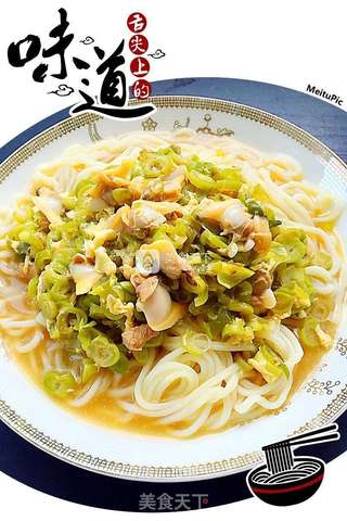 芸豆蚬子打卤面的做法步骤:11