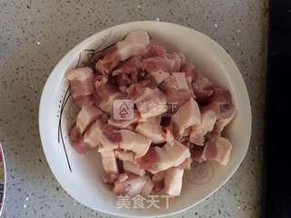 红烧肉焖饭的做法步骤:3