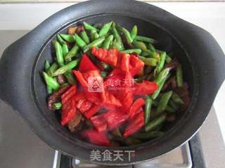 干锅四季豆的做法步骤:7