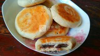 电饼铛版豆沙饼的做法步骤:6