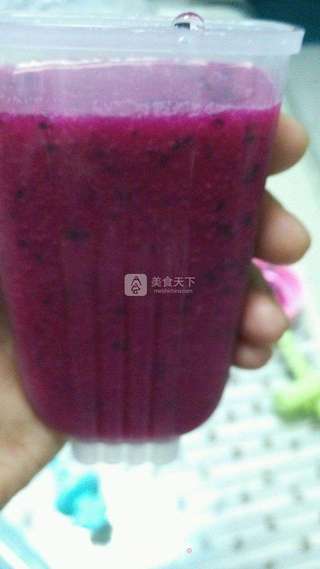 火龙果冰棒的做法步骤:4
