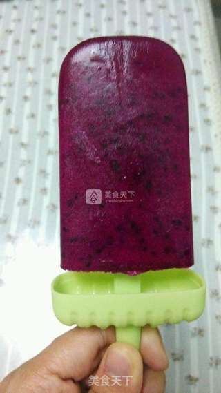火龙果冰棒的做法步骤:7