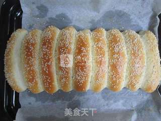 简简单单——芝麻排包的做法步骤:10