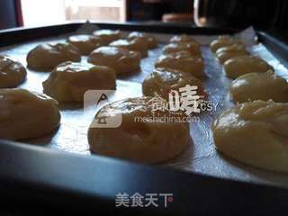 圆嘟嘟的,中空的脆面团【原味泡芙】的做法步骤:7