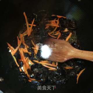 素炒黑木耳的做法步骤:5
