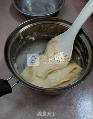 圆嘟嘟的,中空的脆面团【原味泡芙】的做法步骤:4