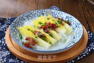 腊肠粉丝蒸娃娃菜的做法步骤:13
