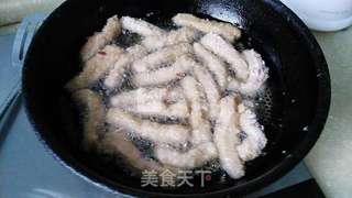 椒盐排条的做法步骤:8