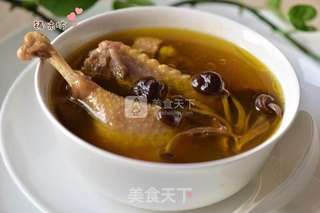【茶树菇炖土番鸭】的做法步骤:11