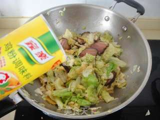 腊肉手撕甘蓝的做法步骤:11