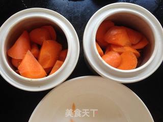 红萝卜炖排骨的做法步骤:7