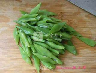 扁豆角小炒肉的做法步骤:3