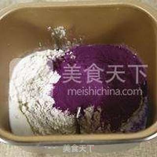 面包机做面包的方法(一键式紫薯面包的做法)的做法步骤:3