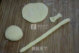 小草帽南瓜馒头的做法步骤:8