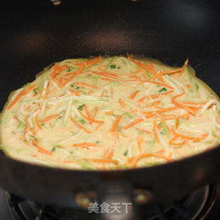 营养早餐轻松做-----双蔬鸡蛋饼的做法步骤:8