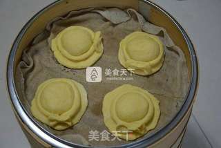 小草帽南瓜馒头的做法步骤:11