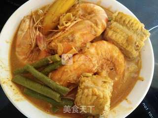 咖哩海鲜的做法步骤:7
