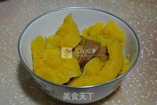 小草帽南瓜馒头的做法步骤:2