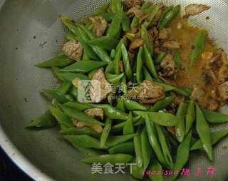 扁豆角小炒肉的做法步骤:8