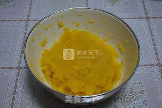小草帽南瓜馒头的做法步骤:3