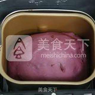面包机做面包的方法(一键式紫薯面包的做法)的做法步骤:8