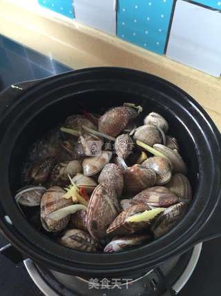 干锅花蛤的做法步骤:5