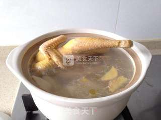 【夏笋炖土鸡】的做法步骤:6