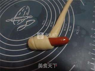 肠仔面包的做法步骤:6