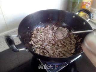 孜然肉片的做法步骤:5
