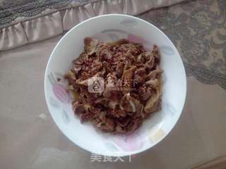 孜然肉片的做法步骤:7