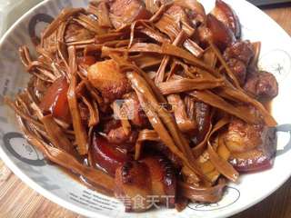 笋干焖肉的做法步骤:11