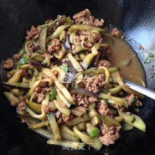 肉末茄子的做法步骤:5