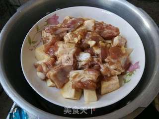 清蒸香芋排骨的做法步骤:6