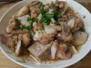 清蒸香芋排骨的做法步骤:10