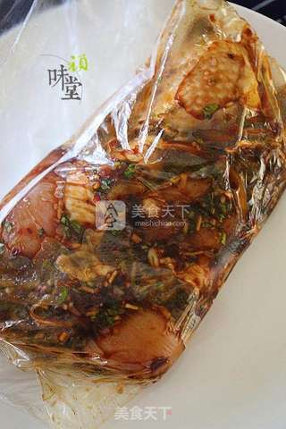 野山椒豆豉蒸鸡腿的做法步骤:8
