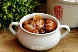 【天际TONZE微电脑隔水电炖锅试用】啤酒焖猪蹄的做法步骤:13