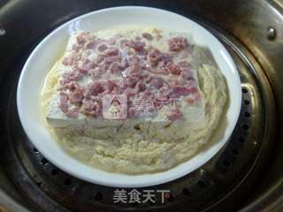 培根鸡蛋蒸豆腐的做法步骤:11