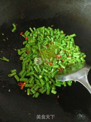 通菜梗炒肉末的做法步骤:5