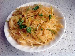 凉拌土豆丝红油炝土豆丝的做法步骤:9